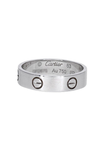 Bague 63 Bague CARTIER Love en Or Blanc 58 Facettes 62002-57942