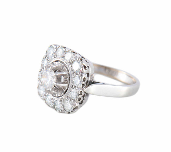 Bague BAGUE CARREE DIAMANTS 58 Facettes BO/220063-64 RIV