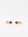 Boucles d'oreilles Boucles d’oreilles demi-créoles Or jaune Diamants Rubis 58 Facettes 667