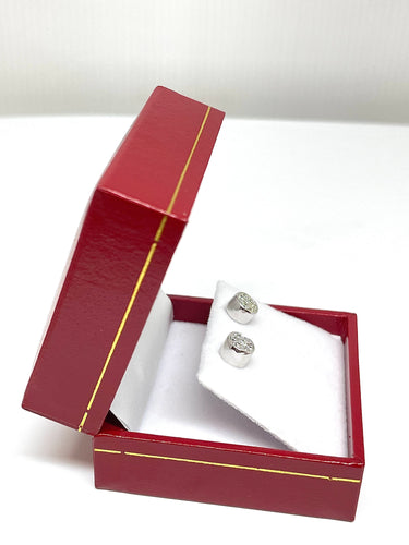 Boucles d'oreilles Boucles d’oreilles diamants monture or blanc 58 Facettes