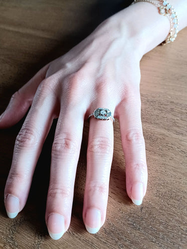 Bague Bague Art Déco Or Et Diamants 58 Facettes 3082/1