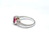Bague Bague femme or blanc diamants et rubis 58 Facettes