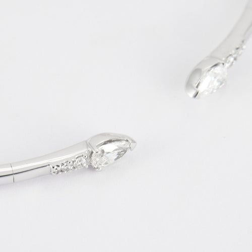 Bracelet Bracelet jonc articulé ouvert 58 Facettes