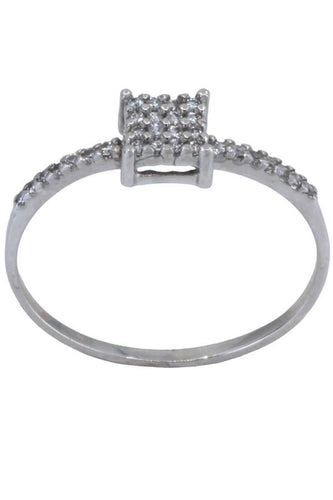 Bague 57 BAGUE MODERNE PAVAGE DIAMANTS 58 Facettes 059641