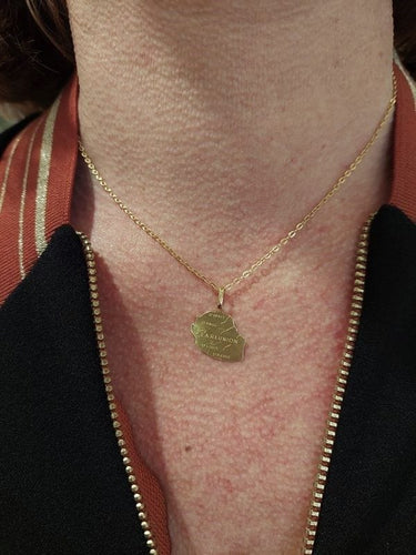 Pendentif PENDENTIF CARTE DE ÎLE DE LA REUNION 58 Facettes 062931