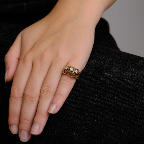 Bague Bague Vintage 1950 58 Facettes