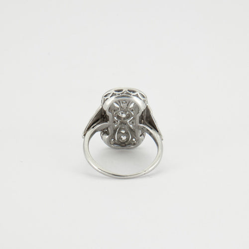 Bague 49 Bague Art Déco, diamants 58 Facettes