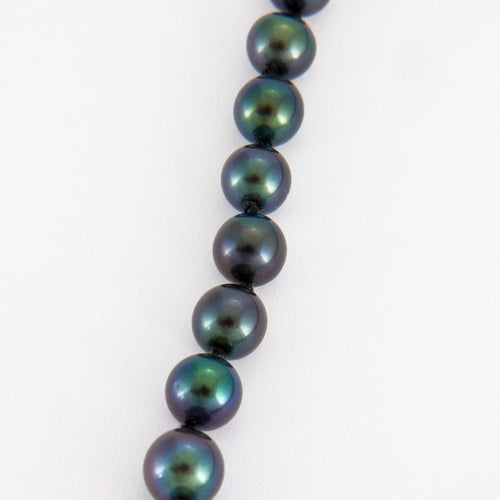 Collier Collier de perles grises 58 Facettes