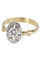 Bague 50 BAGUE 2 ORS, DIAMANT ART-NOUVEAU 58 Facettes 063761