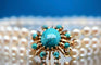 Bracelet Bracelet Perles Akoya Turquoise 58 Facettes