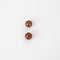 Boucles d'oreilles Puces d'oreilles perles chocolat 58 Facettes