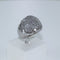 Bague 55 Bague boule Or blanc Diamant 58 Facettes