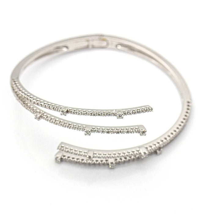 Bracelet Bracelet Or blanc Diamants 58 Facettes D359739LF