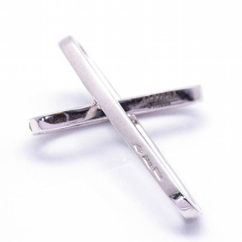 Pendentif Pendentif ALFIERI CROIX DE SAINT-JEAN Or blanc Diamants 58 Facettes D360390CS