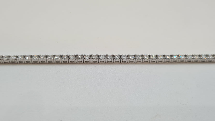 Bracelet Bracelet Rivière en Or blanc & diamants 58 Facettes