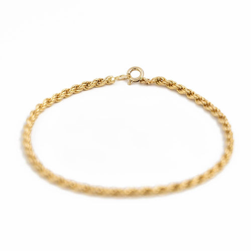 Bracelet Bracelet Maille torsadée Or jaune 58 Facettes 1856266CN