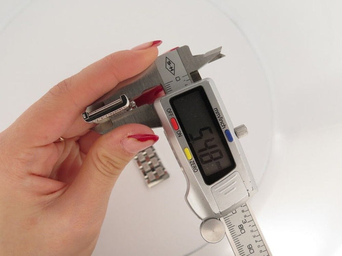 Montre montre O.J. PERRIN  diamants 8 bracelets 27 mm acier quartz 58 Facettes 256588