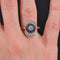 Bague 57 Bague art déco diamants saphirs 58 Facettes 22-064