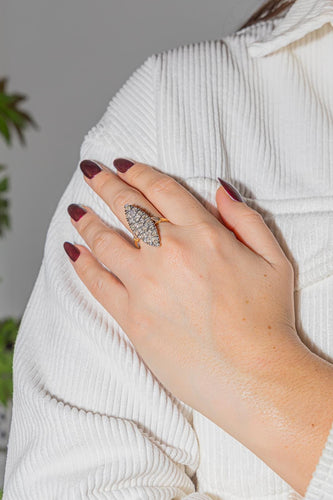 Bague 61 Bague Marquise Or blanc Diamant 58 Facettes 2687608CN