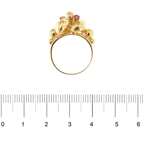 Bague Bague vintage avec rubis 58 Facettes 28310