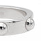 Bague 52 Louis Vuitton Bague Clous Or blanc 58 Facettes 2609076CN