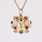 Pendentif Pendentif spoutnik or et pierres fines 58 Facettes 23-213