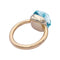 Bague 56 Bague Pomellato, "Nudo Maxi", deux ors et topaze bleue. 58 Facettes 32845