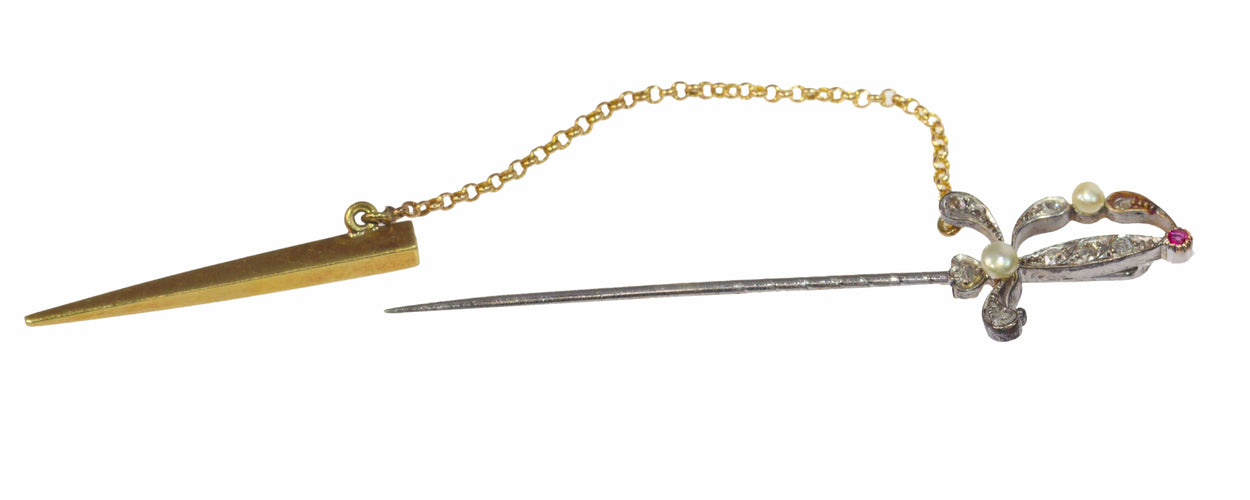 Broche Broche antique, diamants 58 Facettes 22274-0133