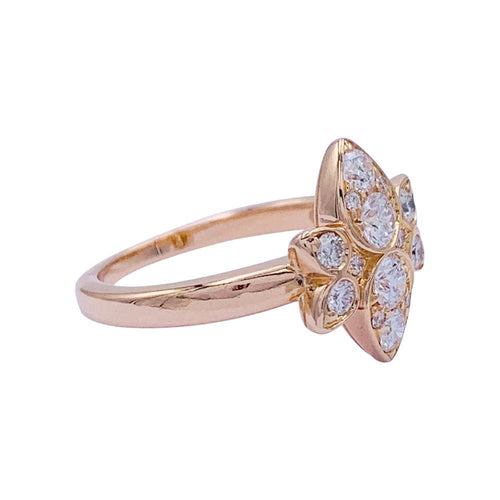 Bague 47 Bague Cartier, "Inde Mystériseuse", or rose, diamants. 58 Facettes 32433