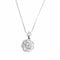 Collier COLLIER FLEUR OR, PLATINE & DIAMANTS 58 Facettes BO/220123