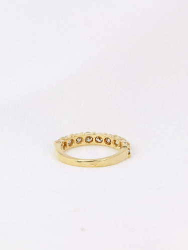 Bague 48.5 Demi-Alliance américaine diamants 0,72 ct 58 Facettes J100