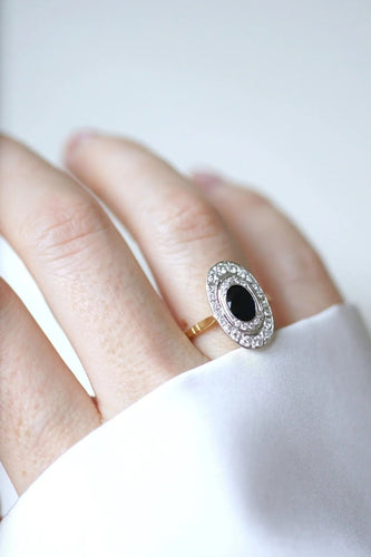 Bague Bague marquise saphir diamants 58 Facettes