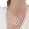 Collier Collier Bulgari, "Tondo Sun", deux ors, acier. 58 Facettes 32797