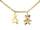 Collier collier POMELLATO orsetto 2 oursons en or jaune 18k 58 Facettes 254103