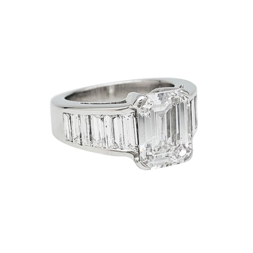 Bague 49.5 Bague Edouard Nahum diamant 3,31 carats en or blanc. 58 Facettes 30746
