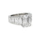 Bague 49.5 Bague Edouard Nahum diamant 3,31 carats en or blanc. 58 Facettes 30746