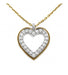 Collier Jaune et blanc / Or 750 Pendentif - Or & diamants 58 Facettes 170206R