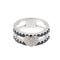 Bague 53 Bague saphirs diamants 58 Facettes 30559
