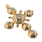 Pendentif Croix en or avec diamants 58 Facettes 12284-0023