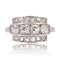 Bague 54 Bague Art déco platine et diamants 58 Facettes 23-317