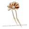 Broche Broche vintage or rose, platine et diamants. 58 Facettes 32115