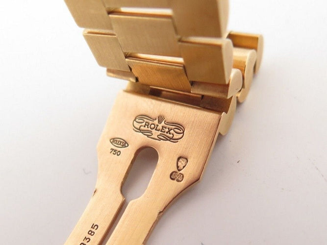 Montre montre ROLEX 18238 oyster perpetual president 36 mm or 18k et diamants 58 Facettes 242174