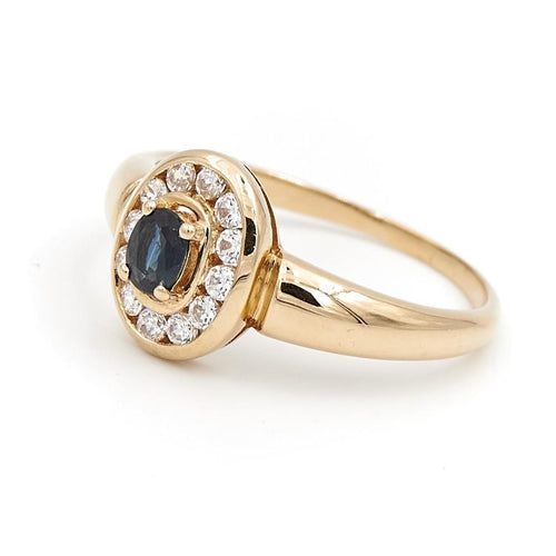 Bague 56 Bague Or jaune Saphir 58 Facettes 1763491CN