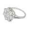Bague 52 Bague Marguerite diamants en or blanc. 58 Facettes 31898