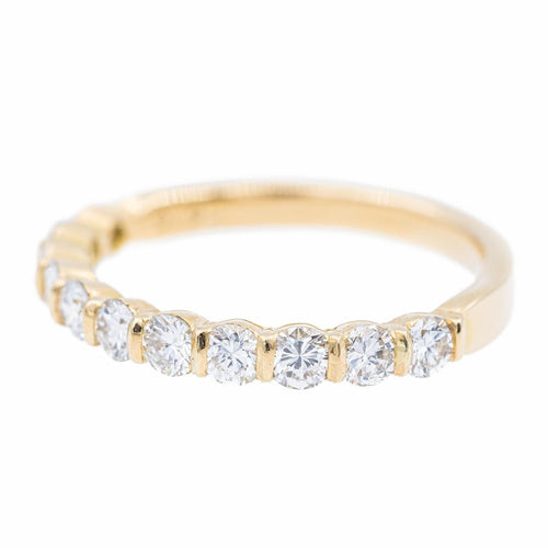 Bague 56 Bague Alliance Or jaune Diamant 58 Facettes 2075335CN