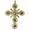 Pendentif Croix en or avec diamants 58 Facettes 12284-0023