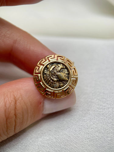 Boucles d'oreilles Boucles d’oreilles Vintage en Or et Pièce ancienne dans le goût de Bulgari 58 Facettes 0