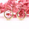 Boucles d'oreilles Petite créoles rondes 58 Facettes
