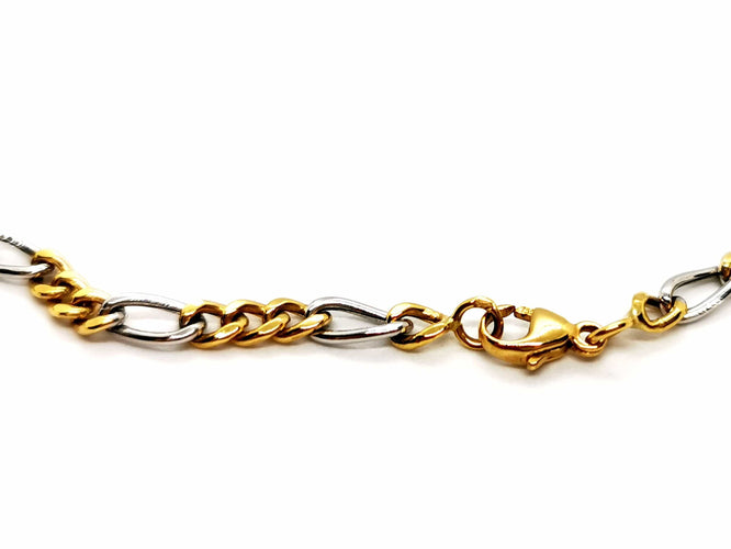 Collier Collier Maille alternée Or jaune 58 Facettes 1180579CD