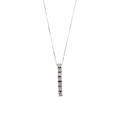 Collier Collier pendentif 7 diamants 58 Facettes 25102